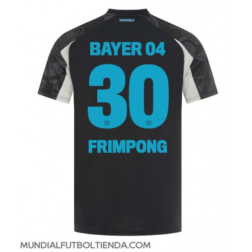 Camiseta Bayer Leverkusen Jeremie Frimpong #30 Tercera Equipación Replica 2024-25 mangas cortas